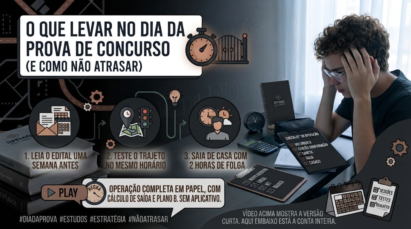 Capa do artigo: portão fechado no dia da prova de concurso, com a iguana mascote do Ritmo