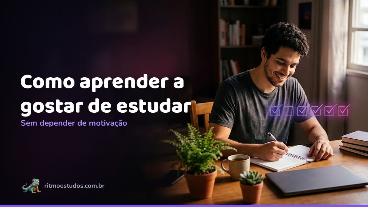 Capa do artigo: como aprender a gostar de estudar