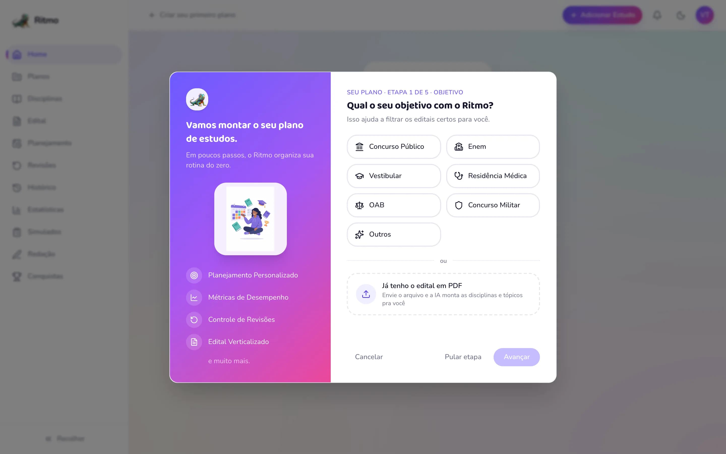 Onboarding — objetivo
